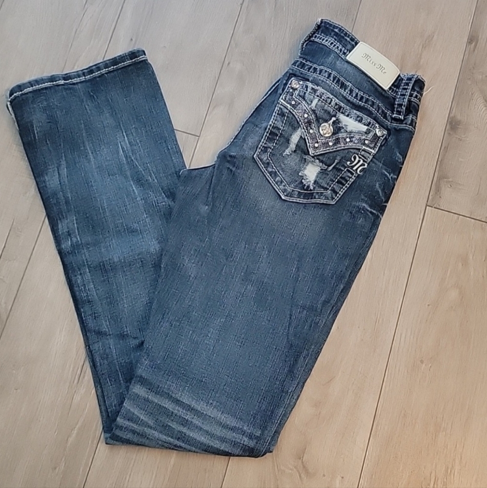 Miss Me Low Rise Slim Boot Size 29 Long